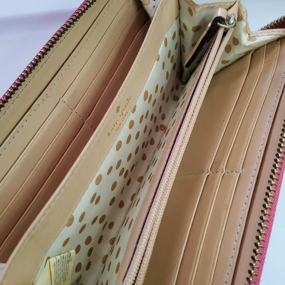 Kate Spade NY Zip Around Full Size Wallet Pink